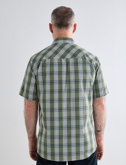 Chisel Mason Short Sleeve Shirt, Khaki product photo View 02 L