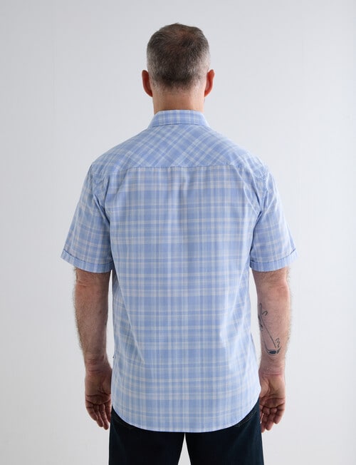 Chisel Mason Short Sleeve Shirt, Light Blue product photo View 02 L
