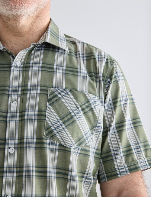 Chisel Mason Short Sleeve Shirt, Khaki product photo View 04 L