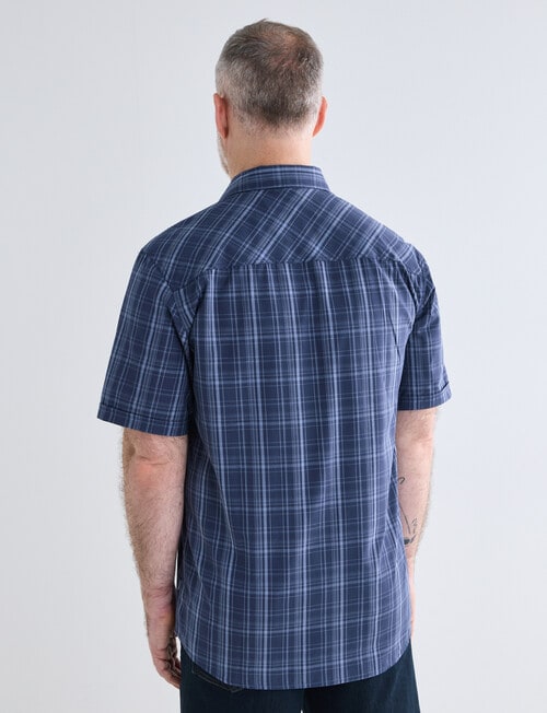 Chisel Mason Short Sleeve Shirt, Navy product photo View 02 L
