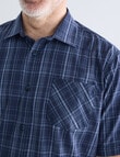 Chisel Mason Short Sleeve Shirt, Navy product photo View 04 S