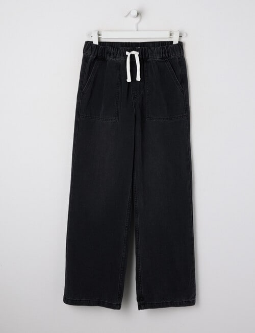 Switch Maddie Pull On Jean, Washed Black product photo View 04 L