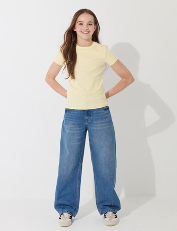 Switch Isla Barrel Jean, Washed Blue product photo