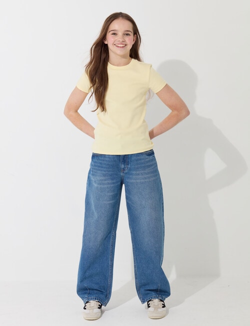 Switch Isla Barrel Jean, Washed Blue product photo