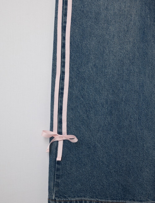 Switch Gia Bow Tape Baggy Jean, Vintage Blue product photo View 03 L