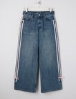 Switch Gia Bow Tape Baggy Jean, Vintage Blue product photo