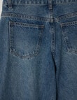 Switch Gia Bow Tape Baggy Jean, Vintage Blue product photo View 02 S