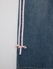 Switch Gia Bow Tape Baggy Jean, Vintage Blue product photo View 03 S
