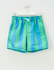 Mac & Ellie Stripe Volley Short, Apple product photo