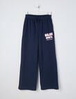 Switch Malibu Sport Wide Leg Trackpant, Navy & Baby Pink product photo