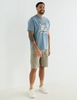 Logan Wave Chaser Tee, Teal product photo View 03 S