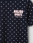 Switch Malibu Spots Oversized Short Sleeve Tee, Navy product photo View 03 S