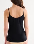 Lyric Cotton 2-Way Cami, Black product photo View 06 S