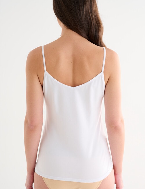Lyric Cotton 2-Way Cami, White product photo View 06 L