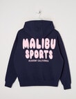 Switch Malibu Sports Oversized Hoodie, Navy & Baby Pink product photo View 04 S