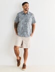 Logan Short Sleeve Shirt, Eden Teal product photo View 03 S