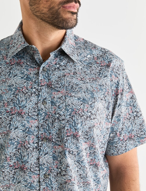 Logan Short Sleeve Shirt, Eden Teal product photo View 04 L
