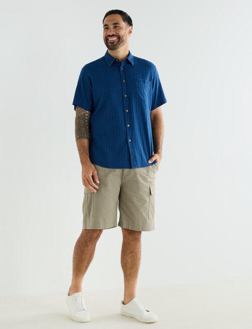 Logan Eagle Short Sleeve Shirt, Navy product photo View 03 L
