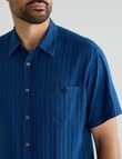 Logan Eagle Short Sleeve Shirt, Navy product photo View 04 S