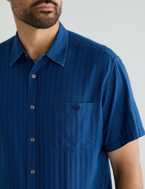 Logan Eagle Short Sleeve Shirt, Navy product photo View 04 L