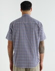 Logan Colton Short Sleeve Shirt, Navy product photo View 02 S