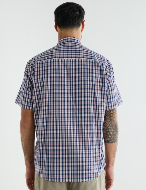 Logan Colton Short Sleeve Shirt, Navy product photo View 02 L