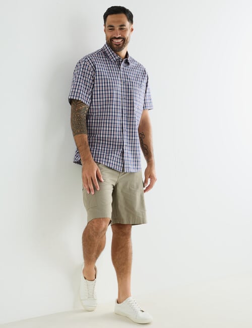 Logan Colton Short Sleeve Shirt, Navy product photo View 03 L