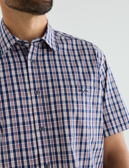 Logan Colton Short Sleeve Shirt, Navy product photo View 04 L