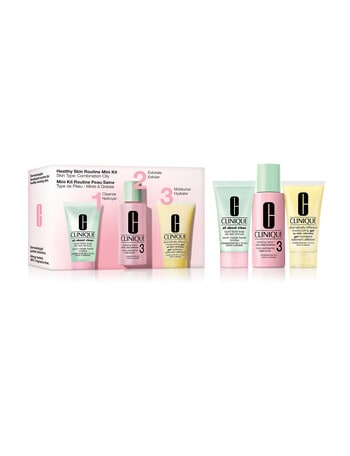 Clinique Healthy Skin Routine: Mini 3-Step Kit For Combination Oily Skin product photo