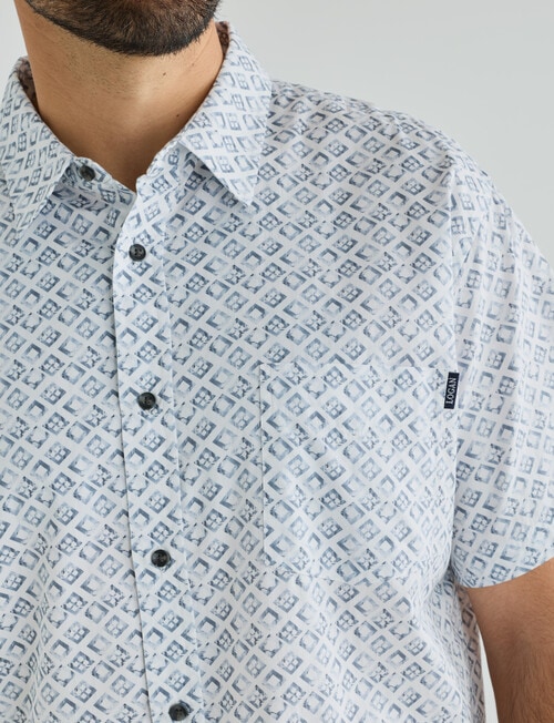 Logan Patmos Short Sleeve Shirt, White product photo View 04 L