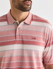Logan Short SleevePolo Pearson Shirt, Coral product photo View 04 S