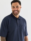 Logan Short Sleeve Polo Shirt, Nyx Navy product photo