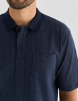 Logan Short Sleeve Polo Shirt, Nyx Navy product photo View 04 S