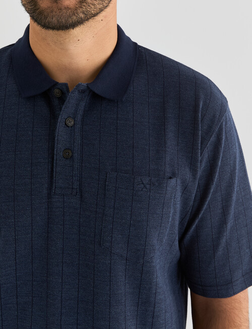 Logan Short Sleeve Polo Shirt, Nyx Navy product photo View 04 L