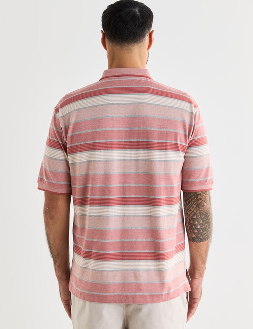 Logan Short SleevePolo Pearson Shirt, Coral product photo View 02 L