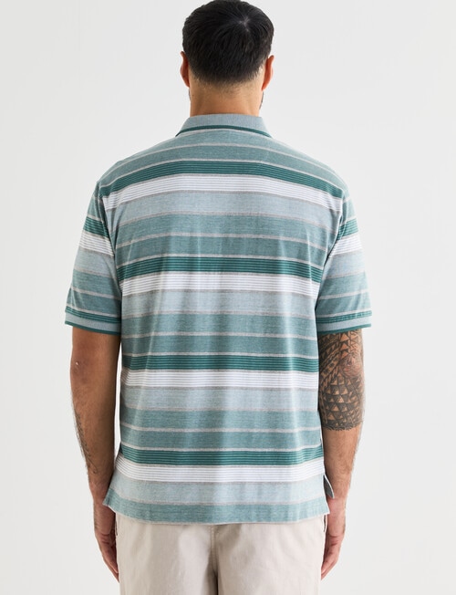 Logan Shrot Sleeve Polo Pearson Shirt, Teal product photo View 02 L