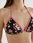 Zest Swimwear Gingham String Bikini Top, Tea Party product photo View 06 S
