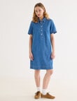 Denim Republic Soft Mini Dress, Varsity Blue product photo