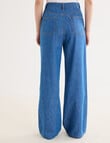 Denim Republic Soft Wide Leg Jean, Varsity Blue product photo View 02 S
