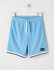 Mac & Ellie Basketball Knit Short, Blue product photo View 05 S