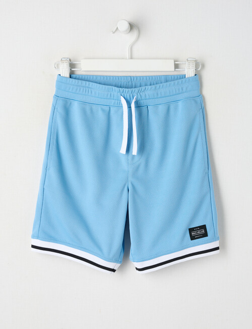 Mac & Ellie Basketball Knit Short, Blue product photo View 05 L