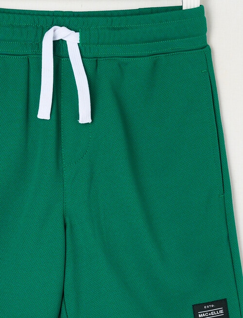 Mac & Ellie Basketball Knit Short, Green product photo View 02 L