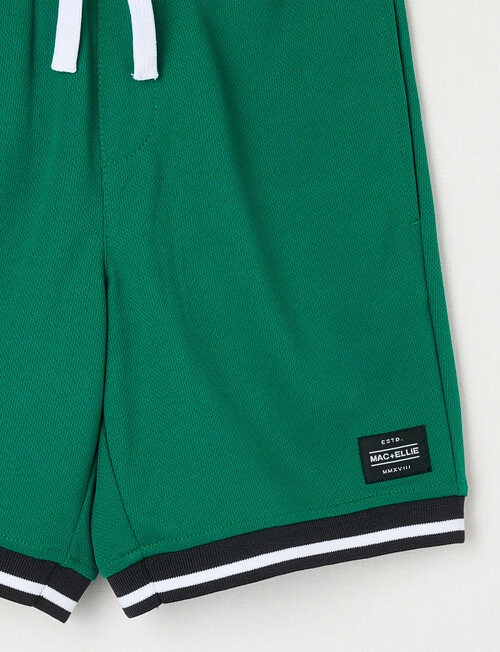 Mac & Ellie Basketball Knit Short, Green product photo View 03 L