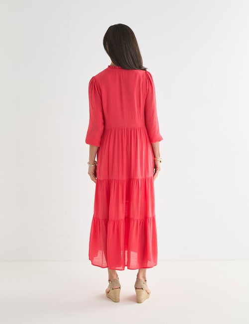 Ella J Tiered Dress, Poppy product photo View 02 L
