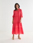 Ella J Tiered Dress, Poppy product photo View 04 S