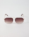Whistle Alba Sunglasses, Espresso product photo View 02 S