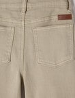 Mac & Ellie 5-Pocket Denim Short, Stone product photo View 02 S