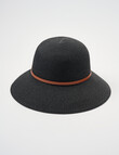 Boston + Bailey Belt Cloche Hat, Black product photo