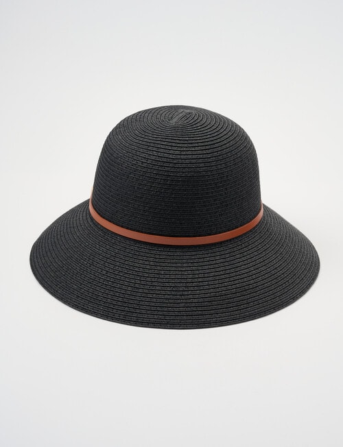 Boston + Bailey Belt Cloche Hat, Black product photo
