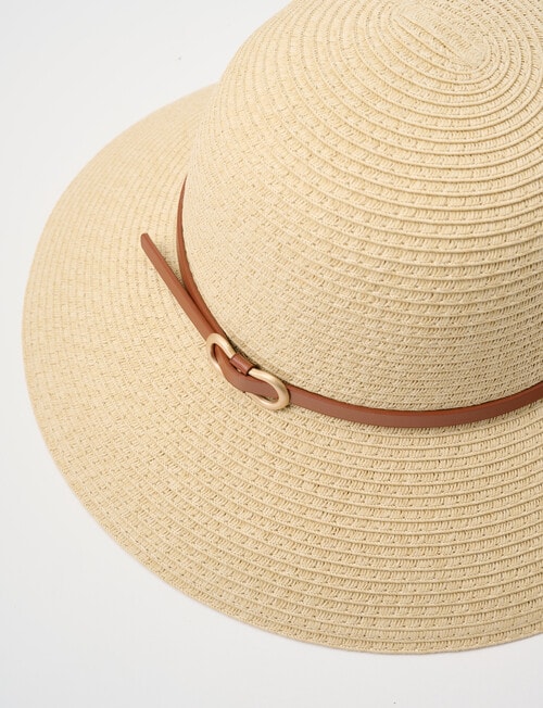 Boston + Bailey Belt Cloche Hat, Natural product photo View 03 L